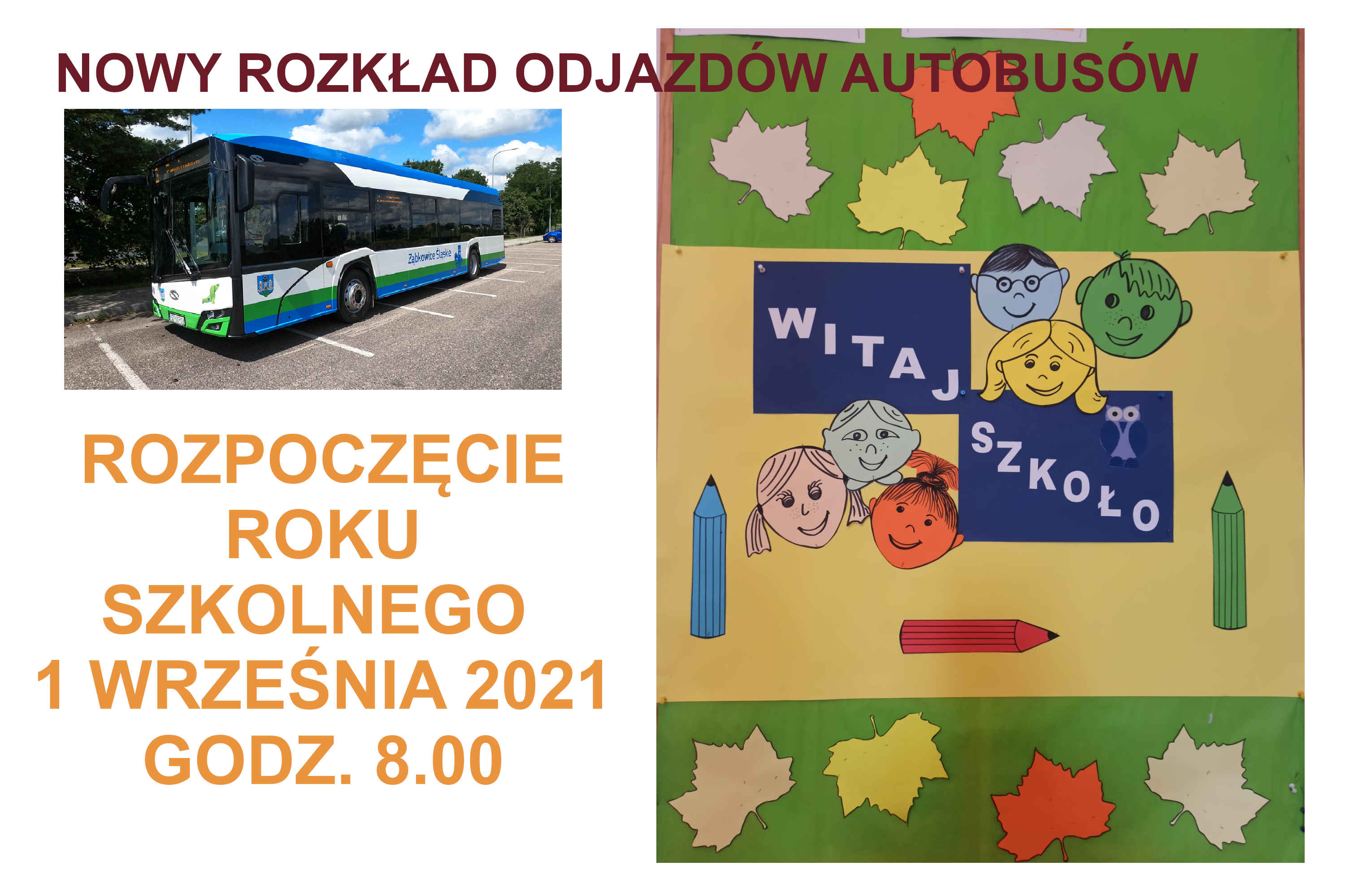 Rozpoczęcie roku szkolnego 2021-2022 - informacje