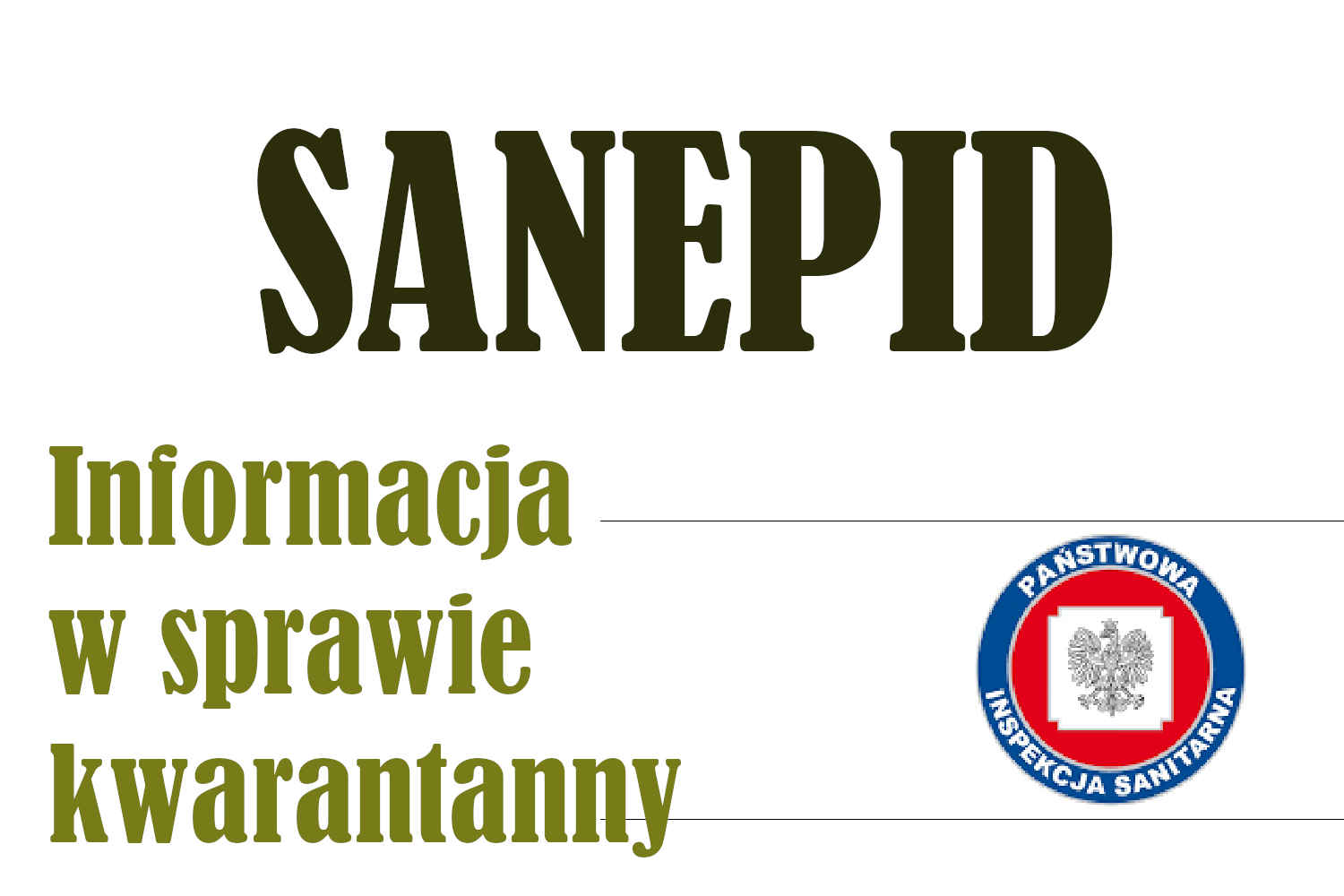 Sanepid Informacje